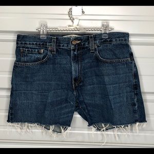 Levi Cut Off Shorts Sz Med